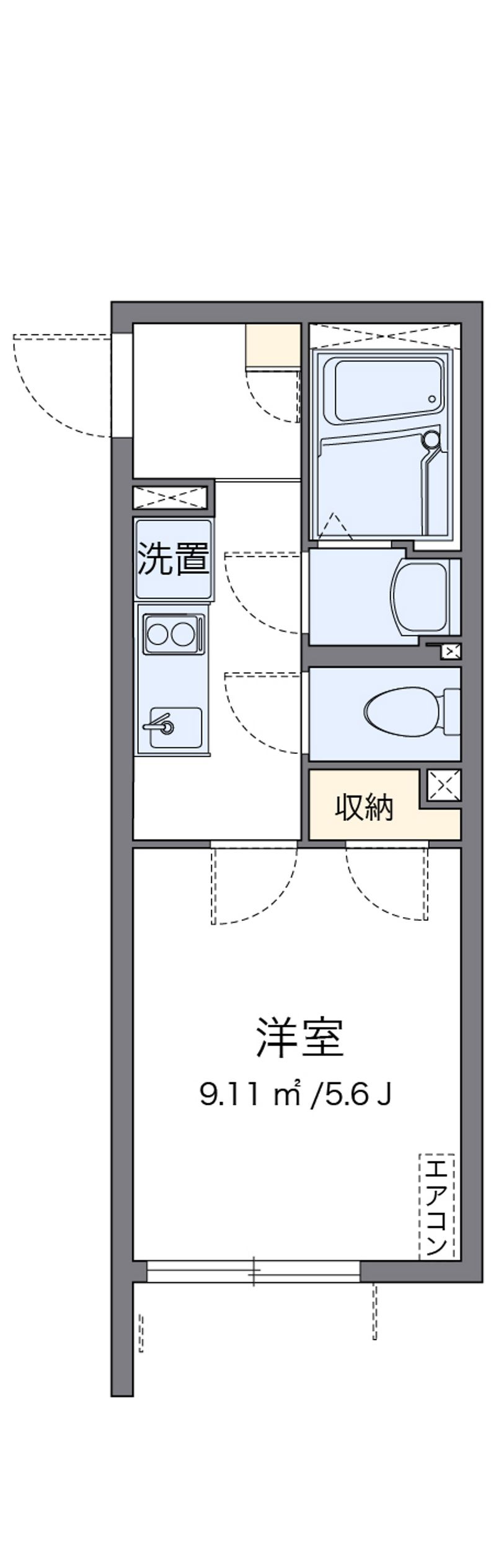 クレイノカサ　リリオⅢ 間取図