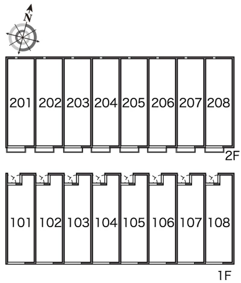 レオネクスト高縄 間取配置図