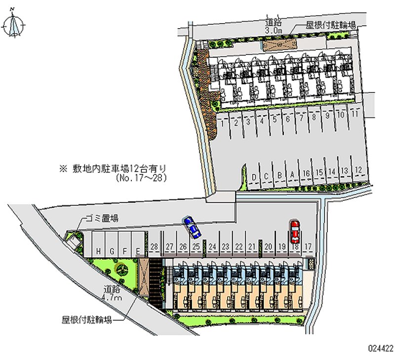 24422月租停車場