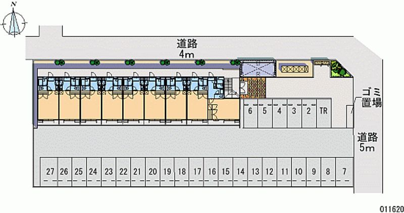 11620 bãi đậu xe hàng tháng