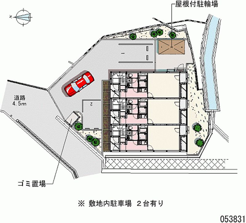 レオネクストサンルージュ　池田 区画図