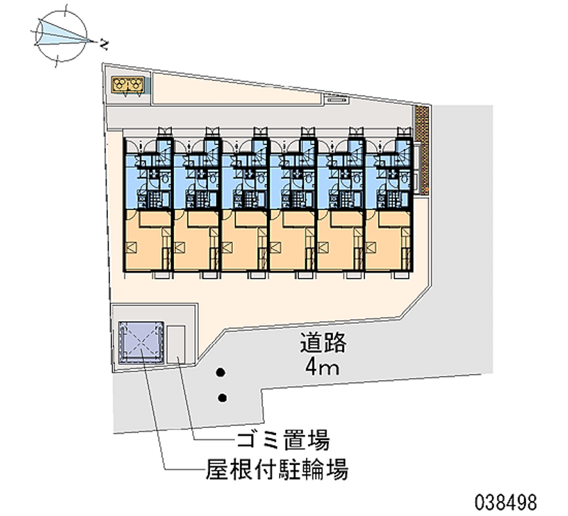 レオパレスアディルフィ 区画図