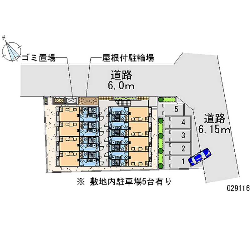 レオパレスすおう 月極駐車場