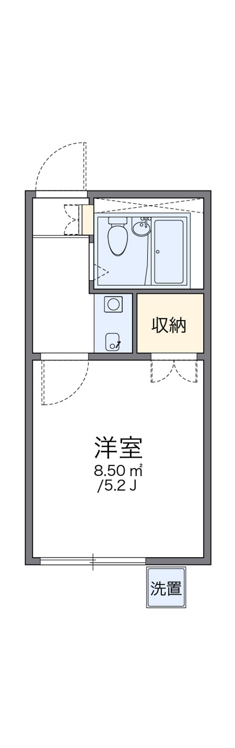 レオパレス白山第４ 間取図
