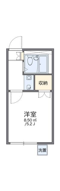 レオパレス白山第４ 間取り図