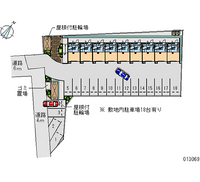 13069 Monthly parking lot