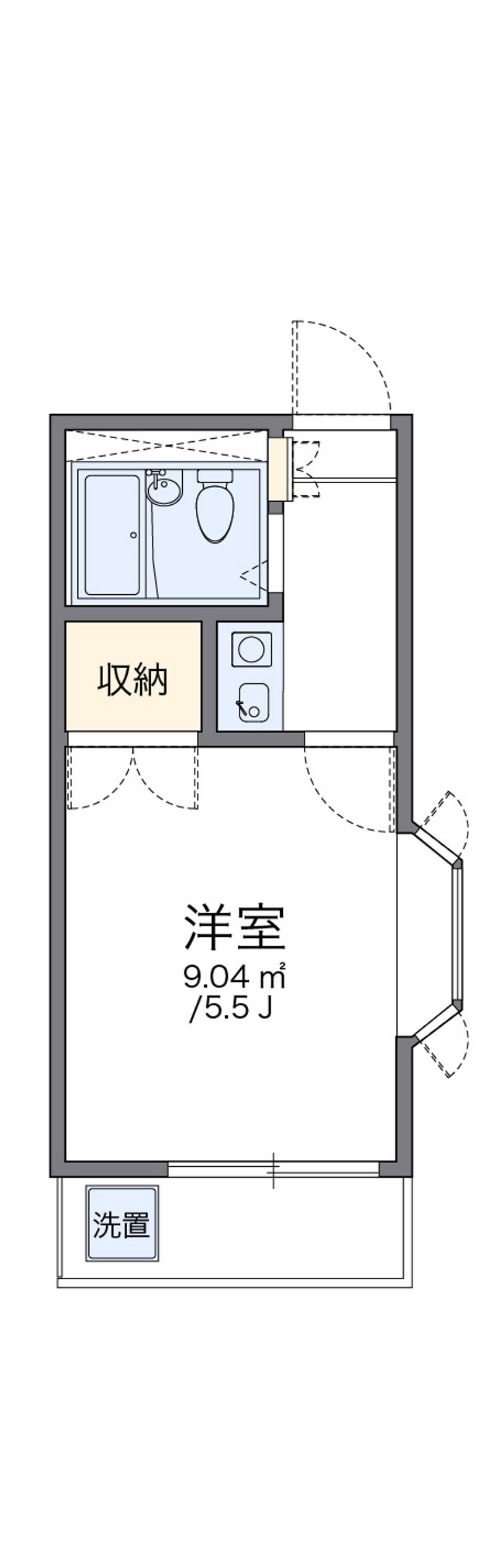 レオパレスサンハイム 間取り