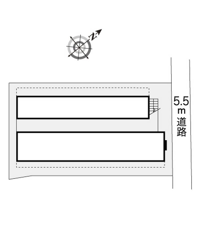 レオパレス岡崎公園 配置図