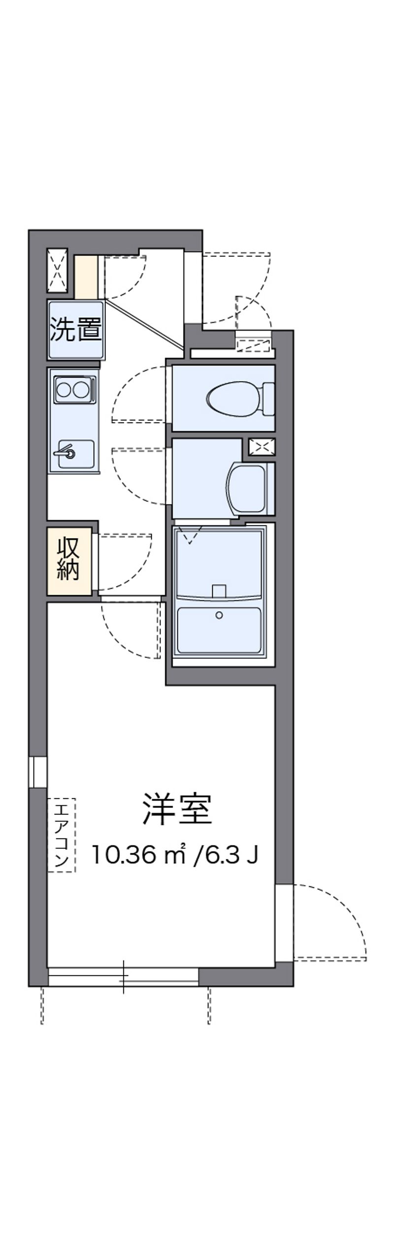 クレイノＴＡＫＥＤＡⅡ 間取り
