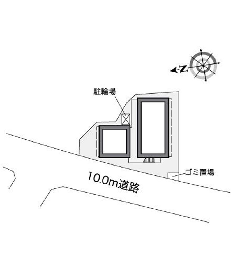レオパレスブルーフォート 配置図