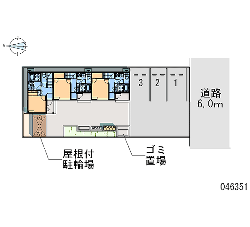 46351 Monthly parking lot