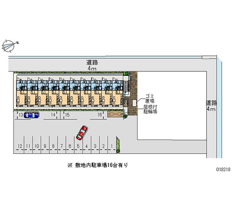 18218 Monthly parking lot