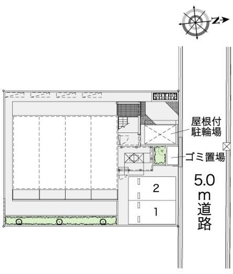レオパレスマイム 配置図