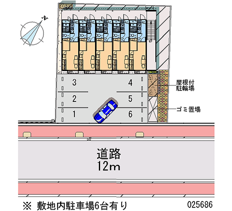 25686月租停车场