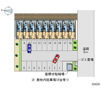 24591 Monthly parking lot