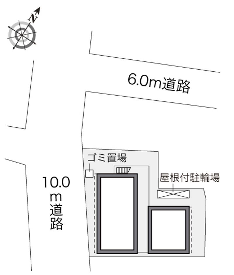 レオパレスフォンターナ 配置図