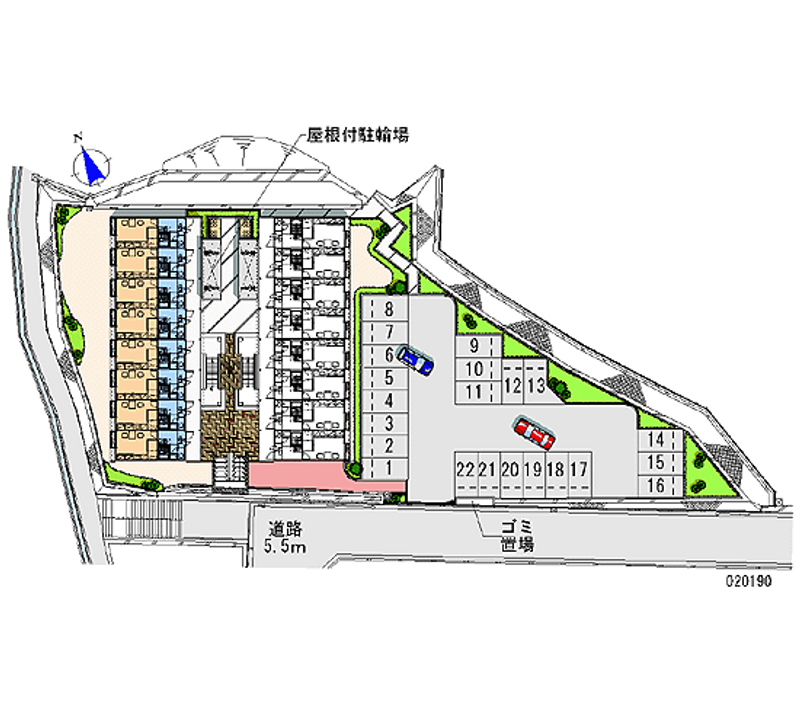 20190 Monthly parking lot