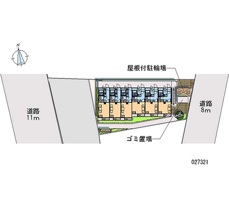 レオパレスヴァンベール 区画図