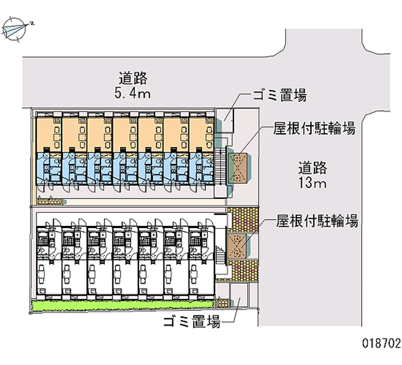 レオパレスエトワール　栄町 区画図