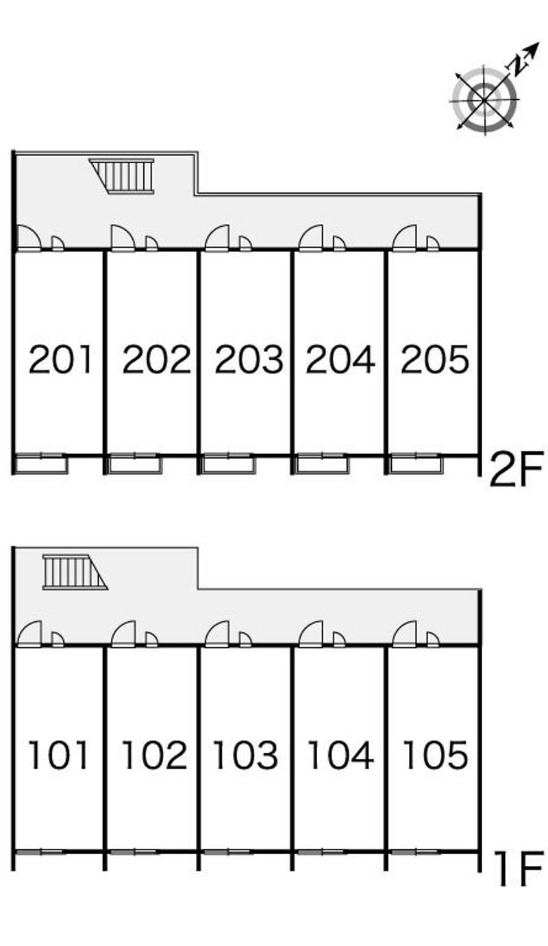 レオパレスセレーヌス 間取配置図