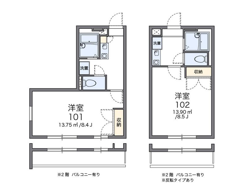 レオパレスきじの里Ａ 間取図