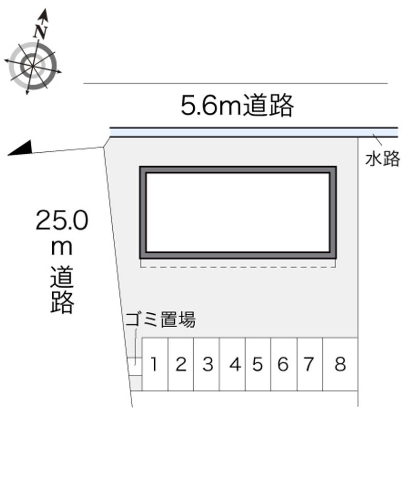 レオパレスクレベール 配置図