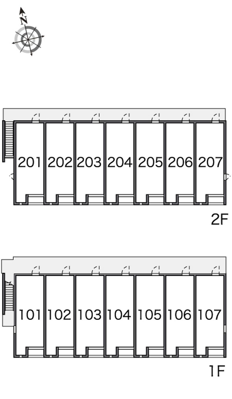レオネクストグラースⅡ 間取配置図