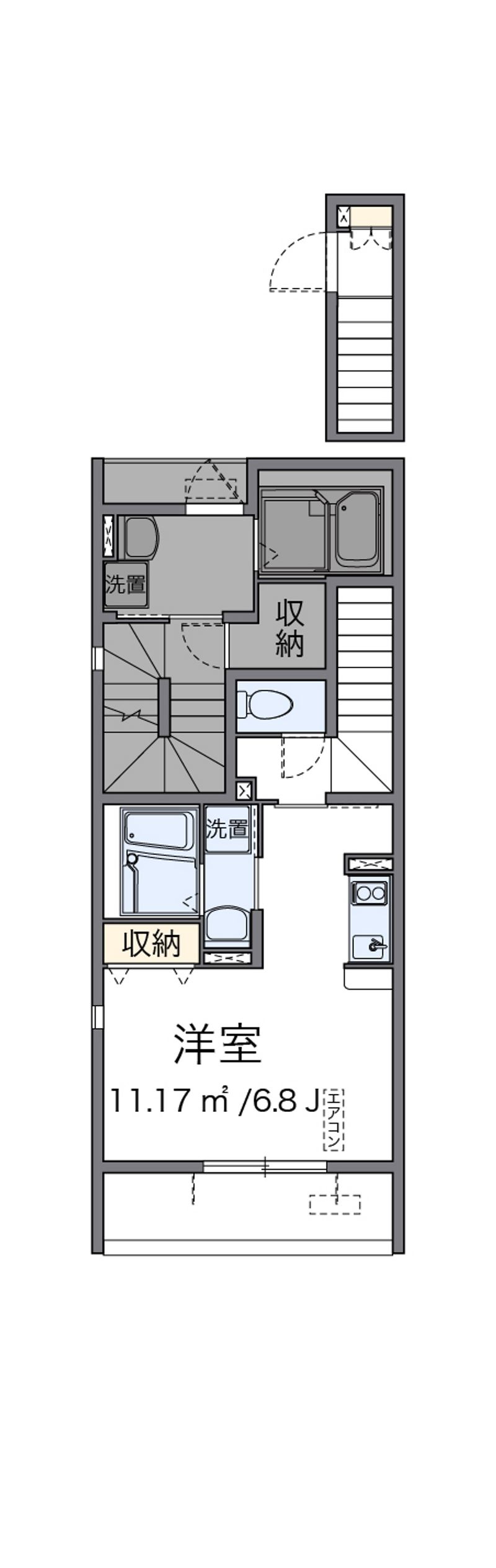 クレイノＫＥＥＰ　ＮＥＸＴⅠ 間取図