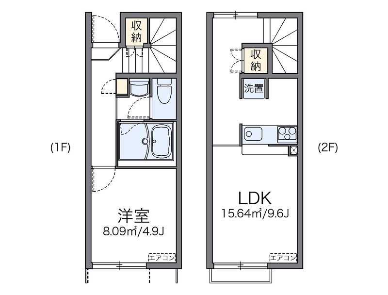 レオネクストバーサトル坂南 間取図