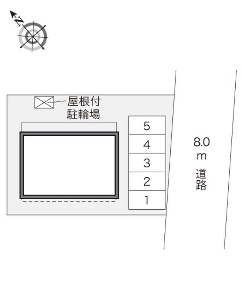 レオパレスさくら 配置図