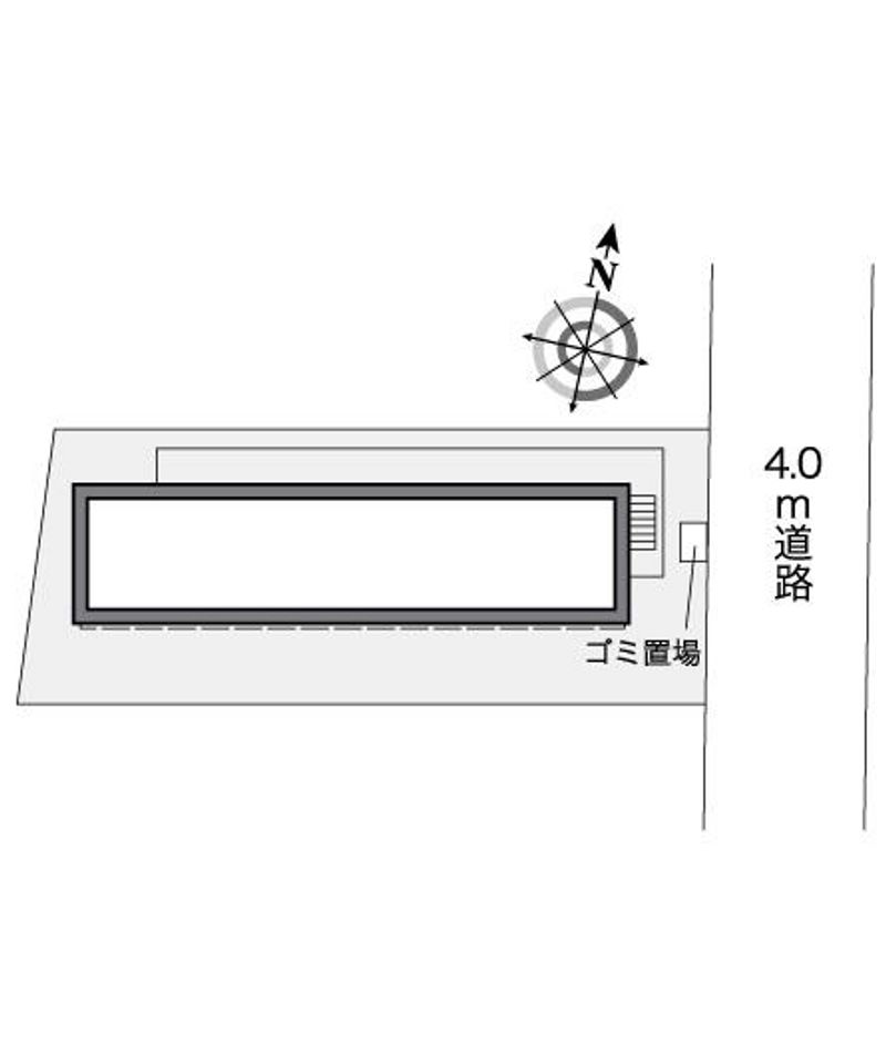 レオパレスパーク３ 配置図