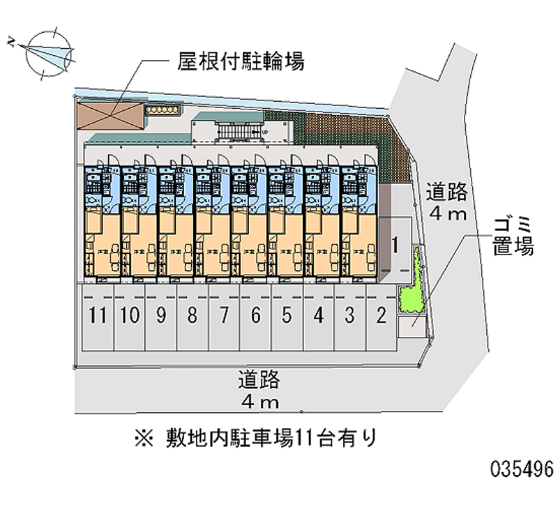 35496 bãi đậu xe hàng tháng