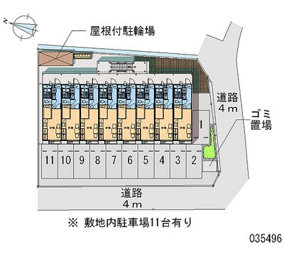 35496 Monthly parking lot