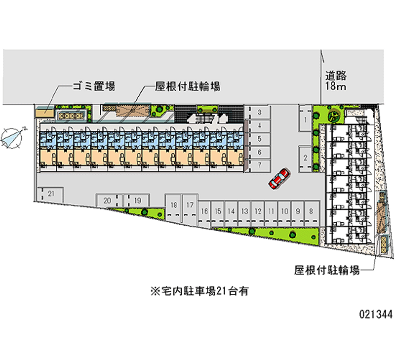 21344月租停车场