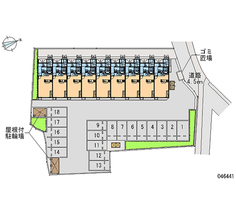 46441 Monthly parking lot