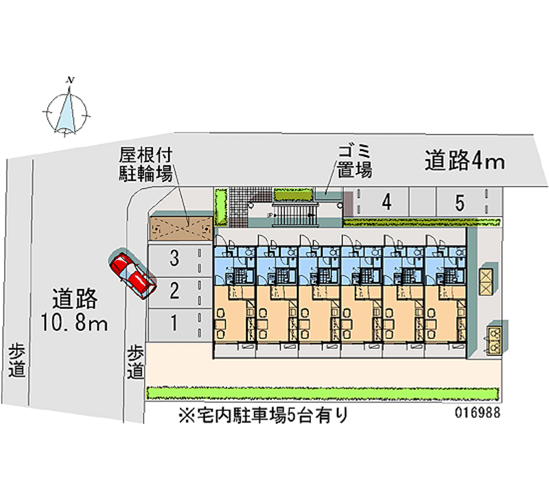 レオパレスアニマート 月極駐車場