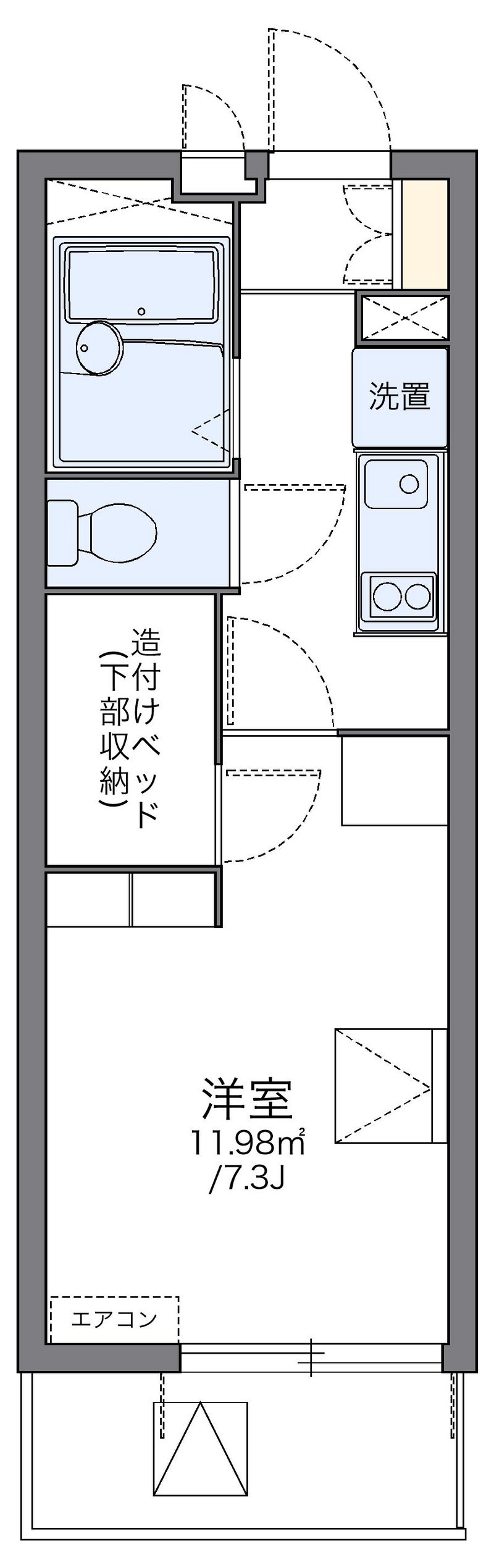 レオパレスウィンヒル 間取り