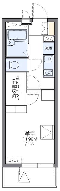 レオパレスウィンヒル 間取り図