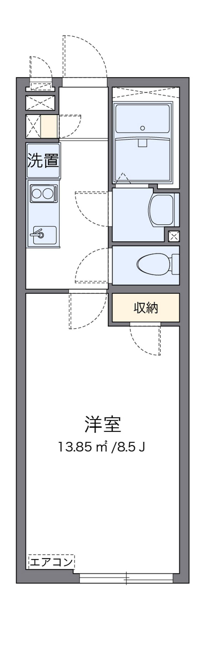 クレイノトウィンクルＤ 間取り
