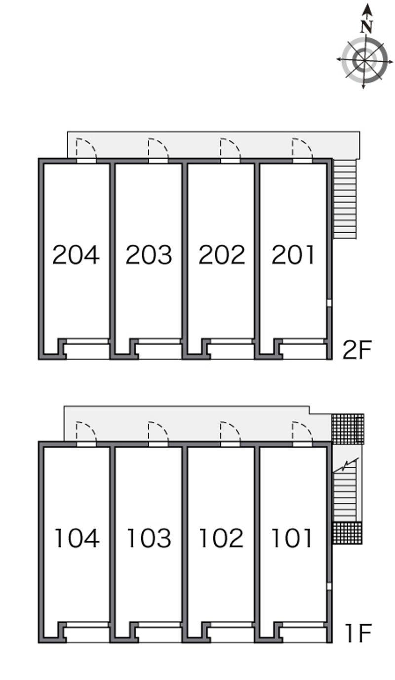 レオネクストｈａｒｕ新高円寺 間取り配置図