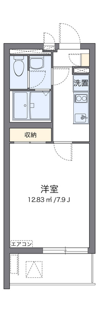 クレイノ敬 間取り図