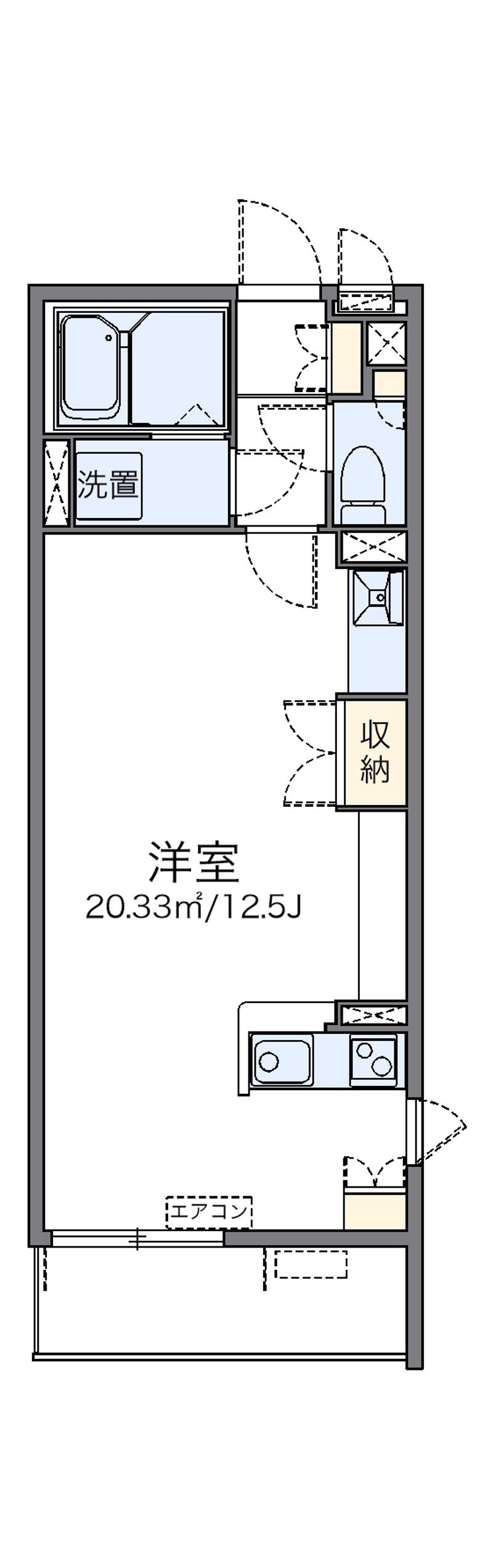 レオネクストエムフラッツ新里 間取り