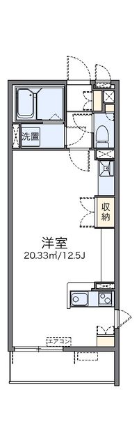 レオネクストエムフラッツ新里 間取り図