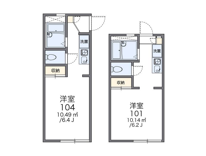 レオパレスカサ　エスペランサ 間取図