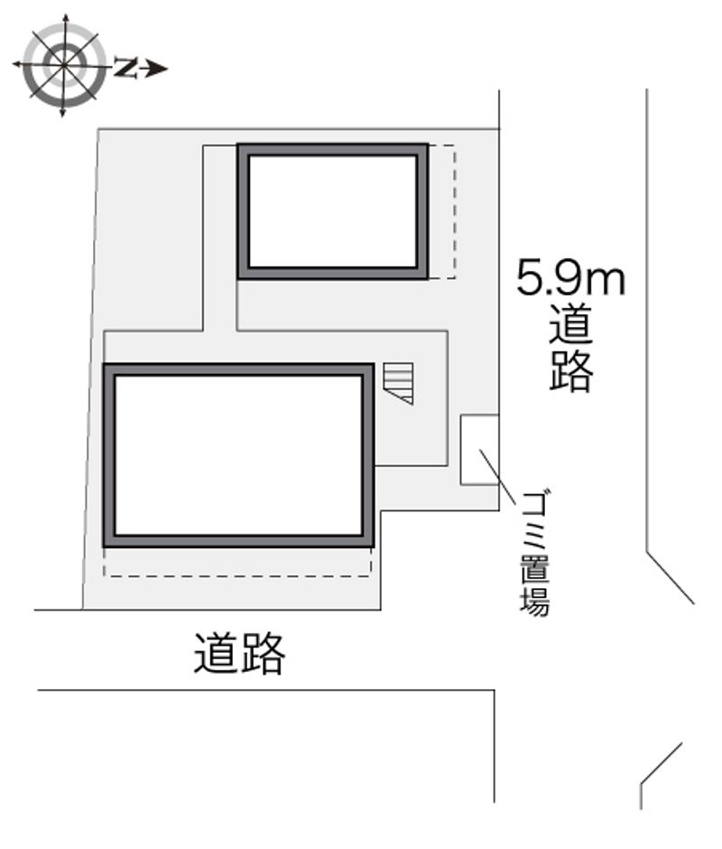 レオパレスフォーユー　本町 配置図