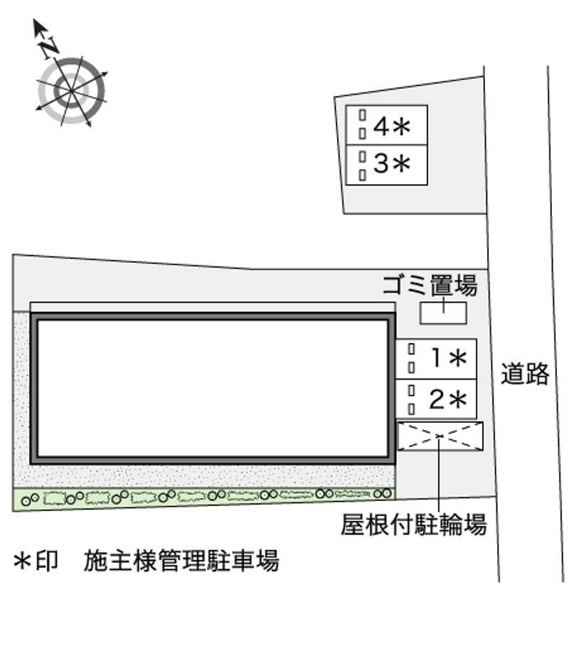 レオネクストオリザ田無Ⅱ 配置図