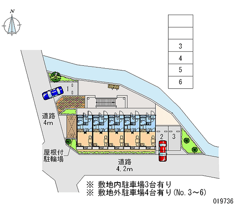 19736月租停车场