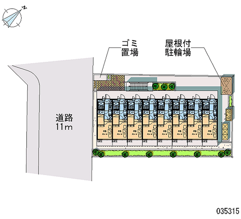 レオパレスＥＮＣＯＵＮＴＥＲ 区画図