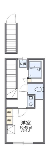 レオパレスぷりえーる 間取り図