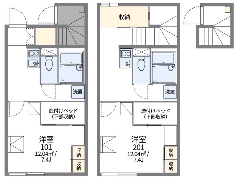 レオパレスさくらやⅡ 間取図